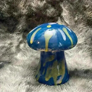 VTG Whimsical Glaze  Top Ceramic Mushroom Toadstool